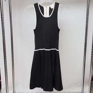 Parker Black and White Dress